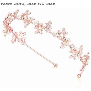 NWT Elegant Rose Gold Hair Accessory headband